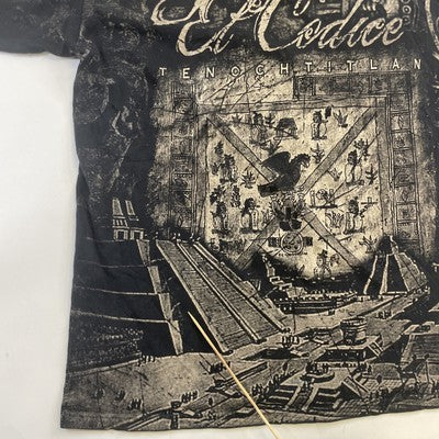 El Codice Mexico T-Shirt Size Large All Over Print