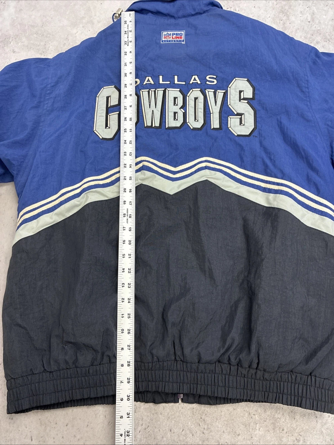 Vintage Dallas Cowboys Logo Athletic Puffer Jacket Size Large NFL