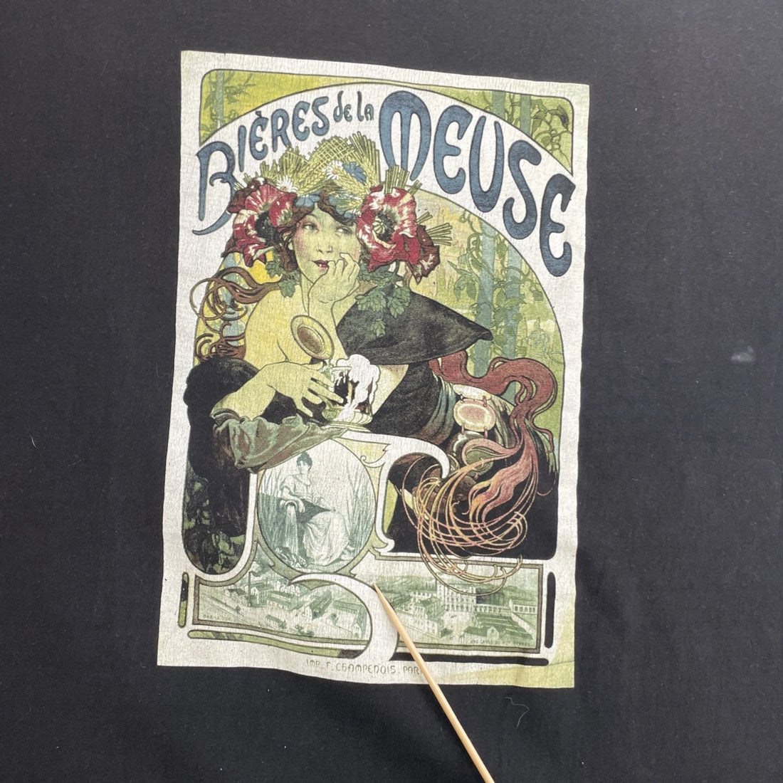 Vintage Bieres De La Meuse T-Shirt Size XL