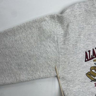 Vintage Alabama Crimson Tide Football Nutmeg Sweatshirt Large 1992 90s NCAA