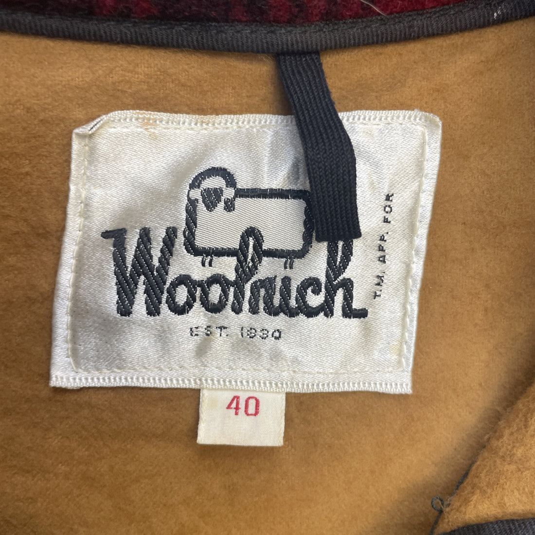 Vintage Woolrich Mackinaw Wool Hunting Coat Jacket Size 40