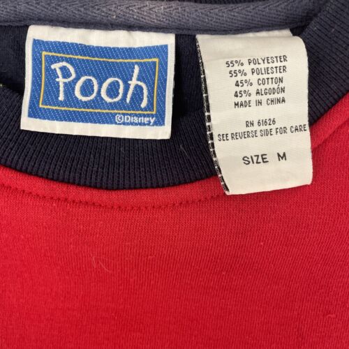 Vintage Winnie The Pooh 100 Acre Wood Collection Crewneck Sweatshirt Size Medium