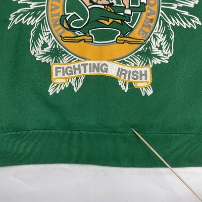 Vintage Notre Dame Fighting Irish Crewneck Sweatshirt Size XL 90s NCAA