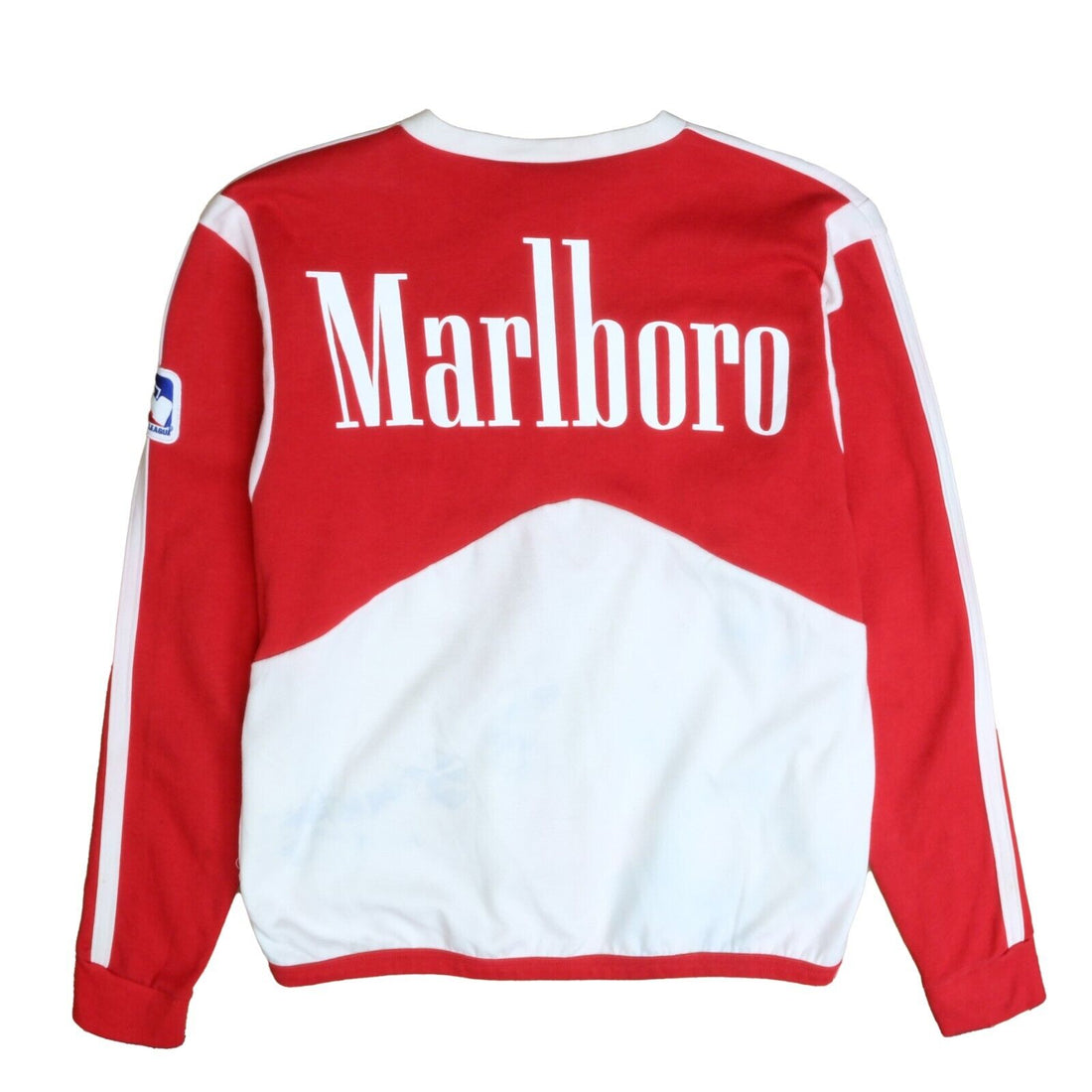 Vintage Marlboro Full Zip Sweatshirt Size Medium Red