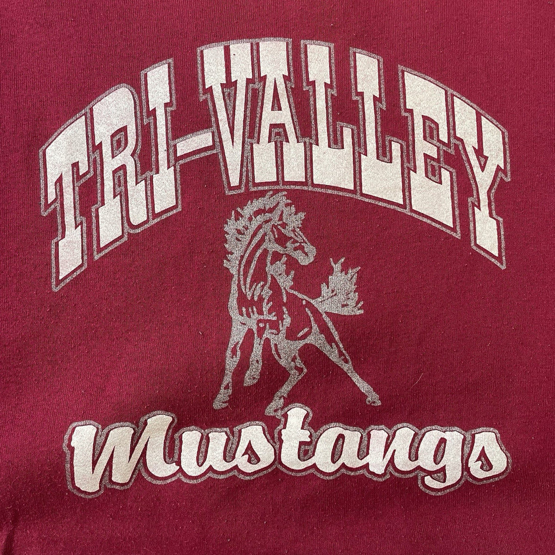 Vintage Tri-Valley Mustangs Crewneck Sweatshirt Size 2XL 90s