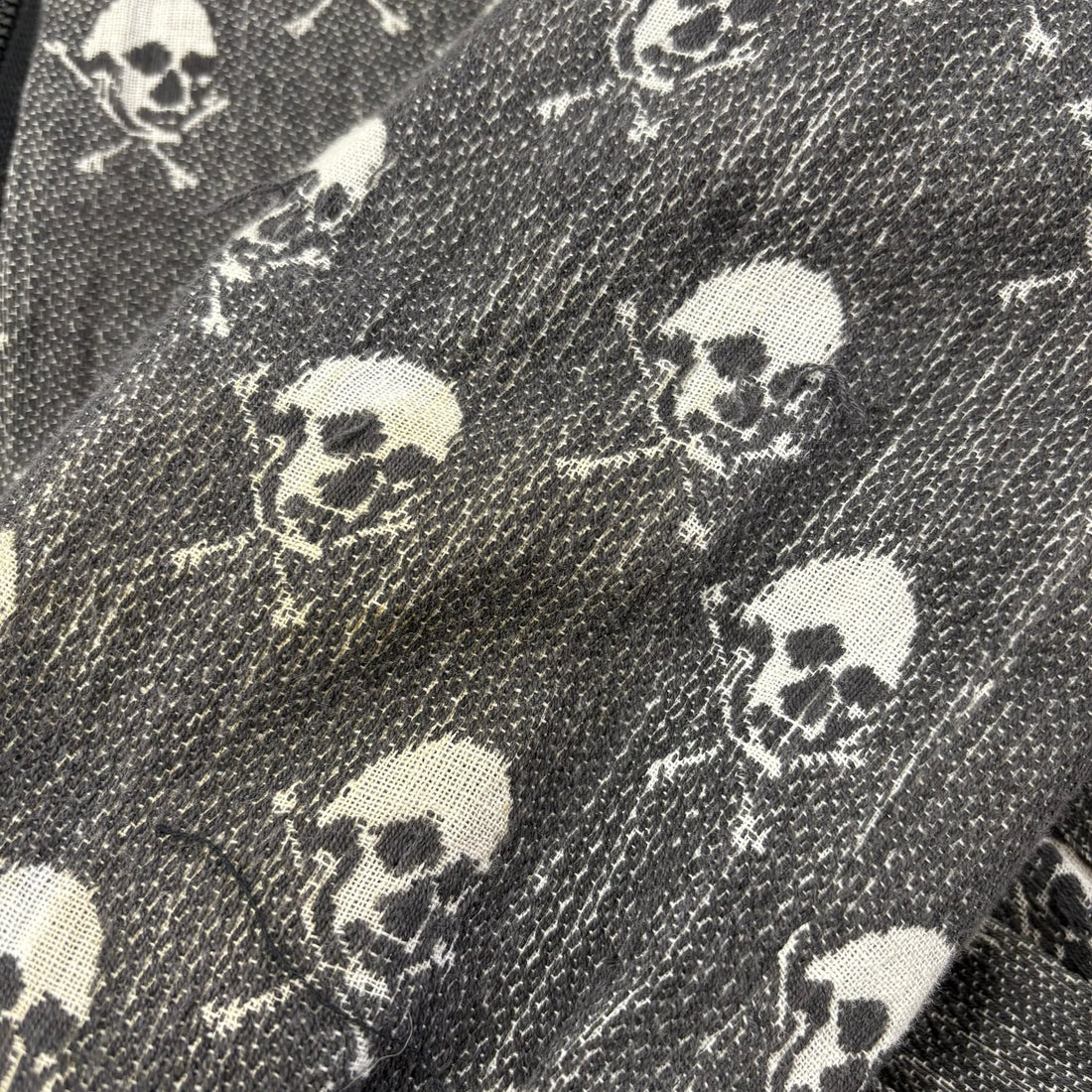 Hari Skull & Bones Bomber Jacket Size Large