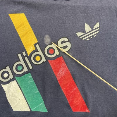 Vintage Adidas Trefoil T-Shirt Size Medium 70s 80s