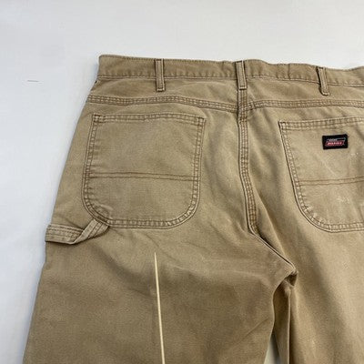 Dickies Canvas Carpenter Work Pants Size 36 X 32 Brown