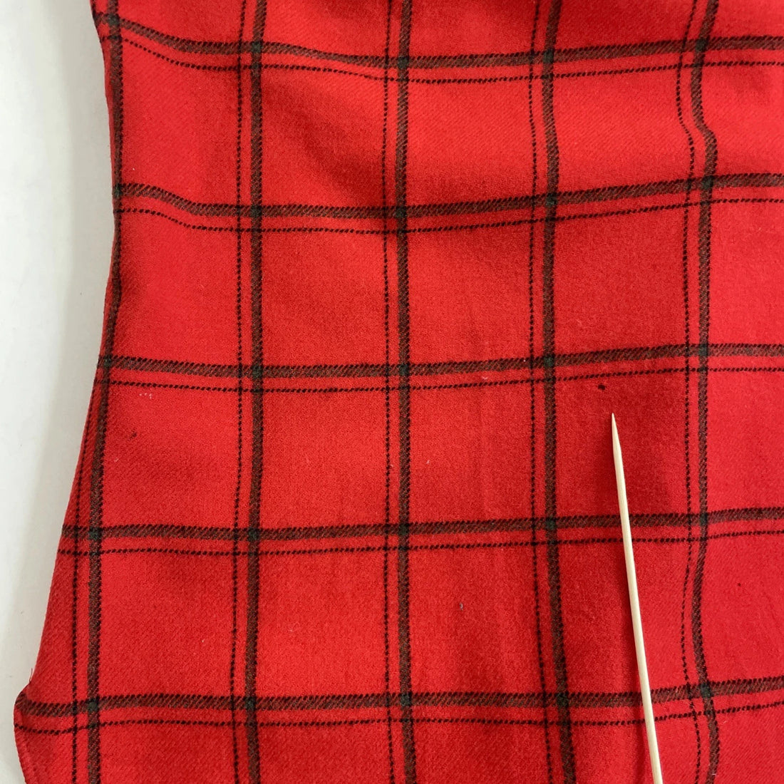 Vintage Pendleton Wool Fireside Button Up Shirt Size Large Red Plaid