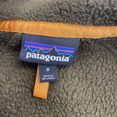Patagonia Deep Pile Fleece Jacket Size Medium Green