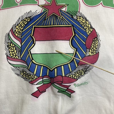 Vintage Hungary Spell Out Crewneck Sweatshirt Size XL 90s