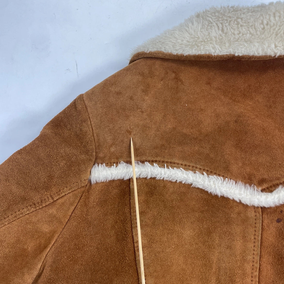 Uniroyal Eskilon Leather Suede Jacket Womens Size 16 Deep Pile Western