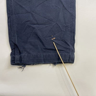 Vintage Carhartt Canvas Carpenter Work Pants Size 36 X 30 Blue