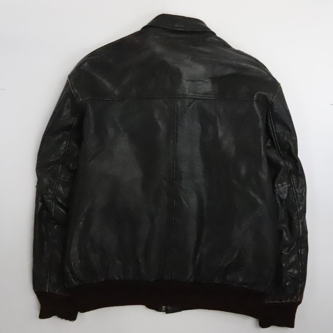 Vintage L.L. Bean Flight Bomber Jacket Size 42 Brown