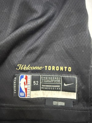 Toronto Raptors Pascal Siakam City Edition Nike Swingman Jersey Size 52 XL NBA