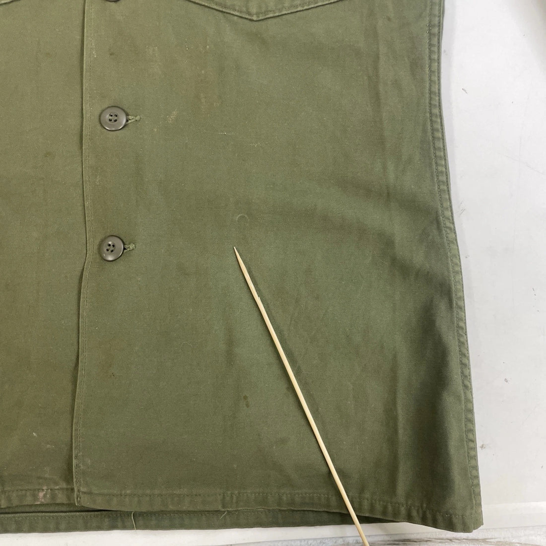 Vintage U.S. Army Military Button Up Shirt Size 15 1/2 X 33