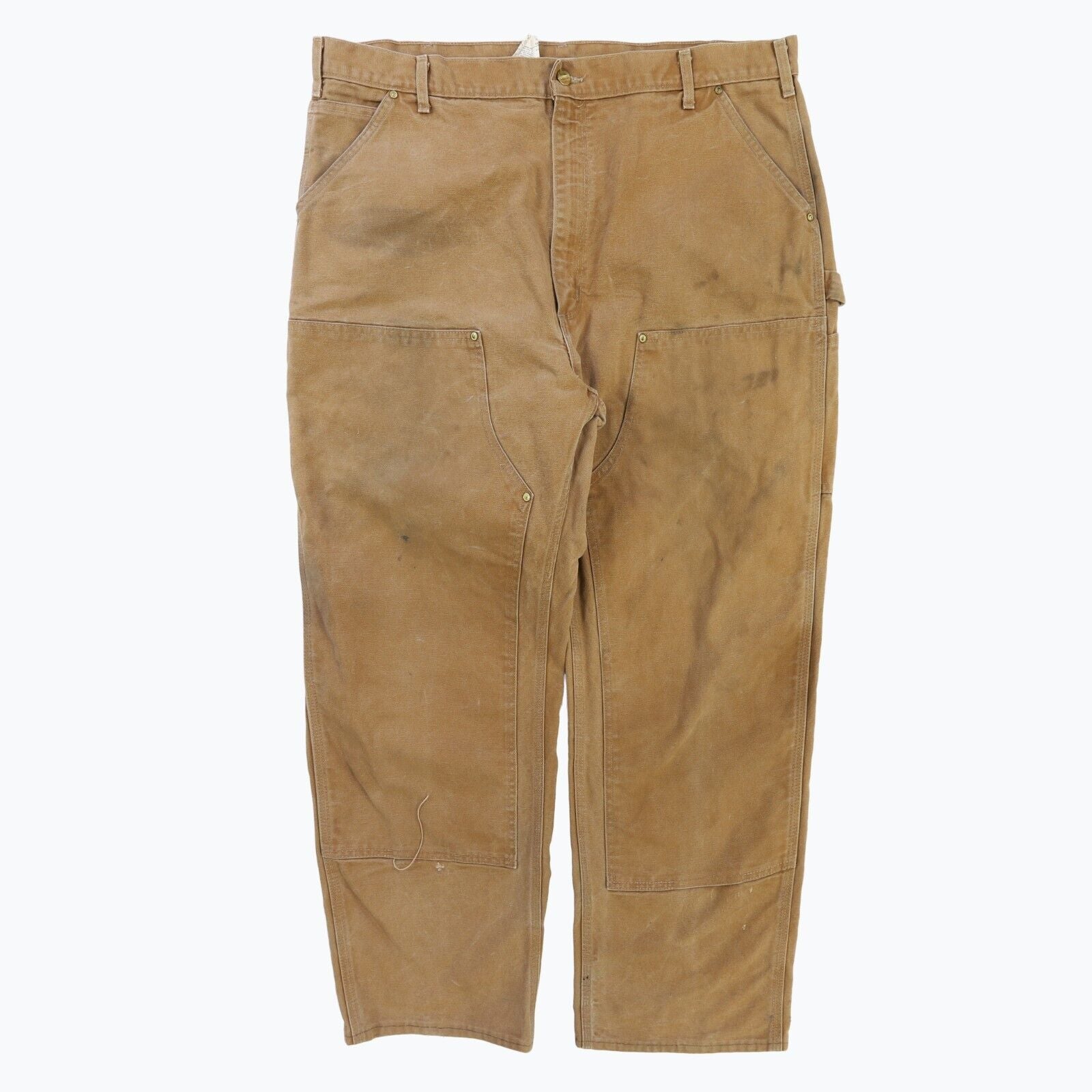 Sold Vintage 90s Carhartt Tan Double Knee Pants