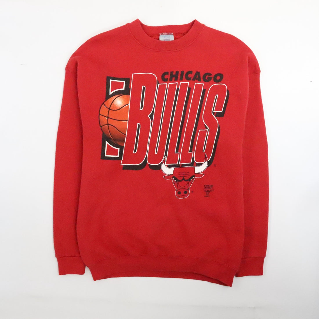 Vintage Chicago Bulls Logo Crewneck Sweatshirt Size Large 90s