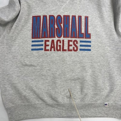 Vintage Marshall Eagles Russell Athletic Crewneck Sweatshirt Size XL 90s