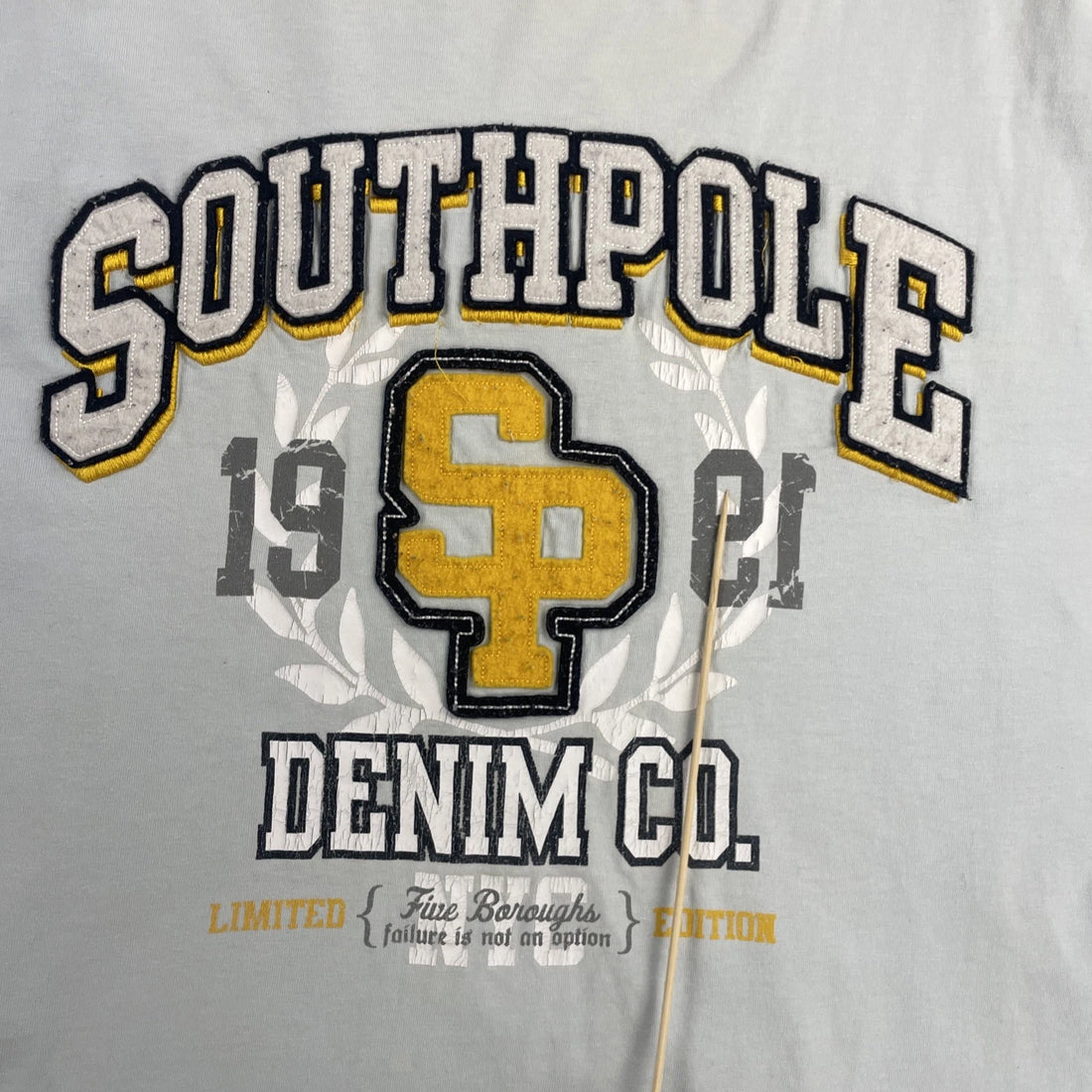 Vintage Southpole Ringer T-Shirt Size 2XL Y2K