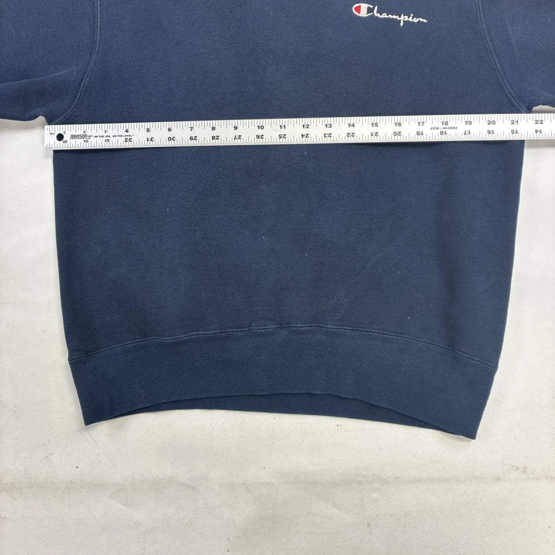 Vintage Champion Crewneck Sweatshirt Size Large Blue 80s