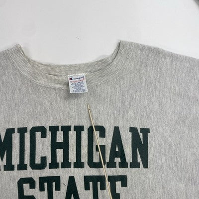 Vintage Michigan State Spartans Champion Reverse Weave Sweatshirt 3XL 90s NCAA
