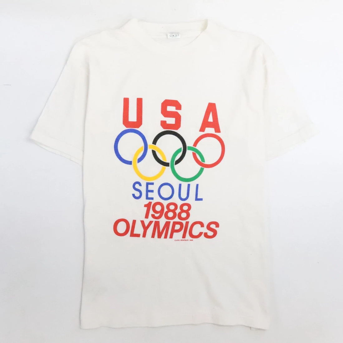 Vintage USA Seoul Olympics T-Shirt Size XL 1988 80s