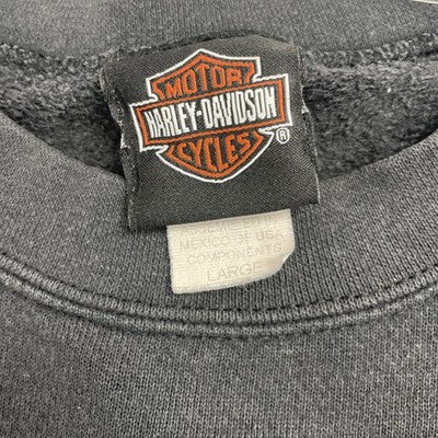 Vintage Harley Davidson Motorcycles Crewneck Sweatshirt Large Double Sided