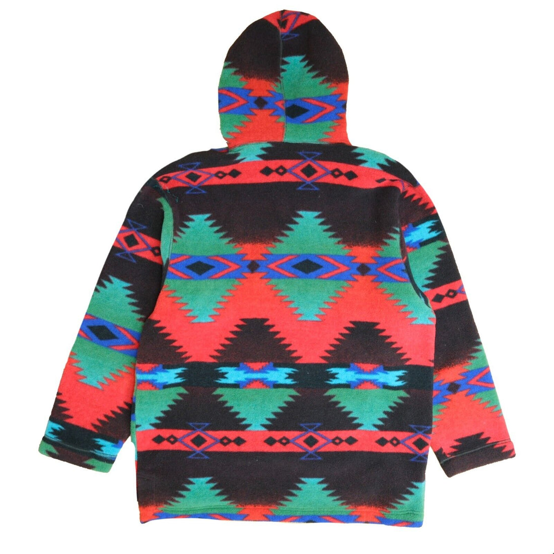Vintage Woolrich Aztec Southwestern Pullover Fleece Hoodie Jacket Size XL