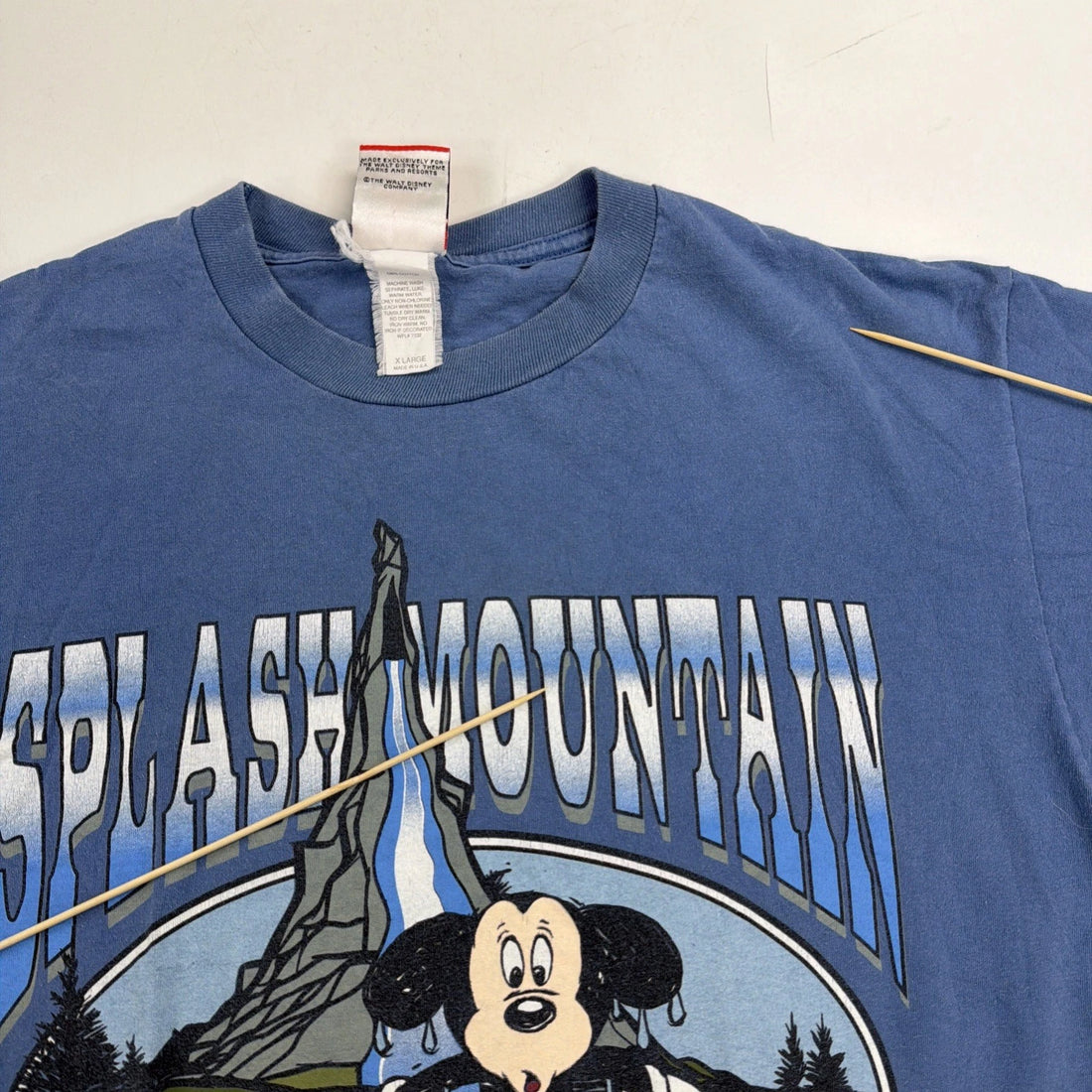 Vintage Mickey Mouse Splash Mountain Disney T-Shirt Size XL