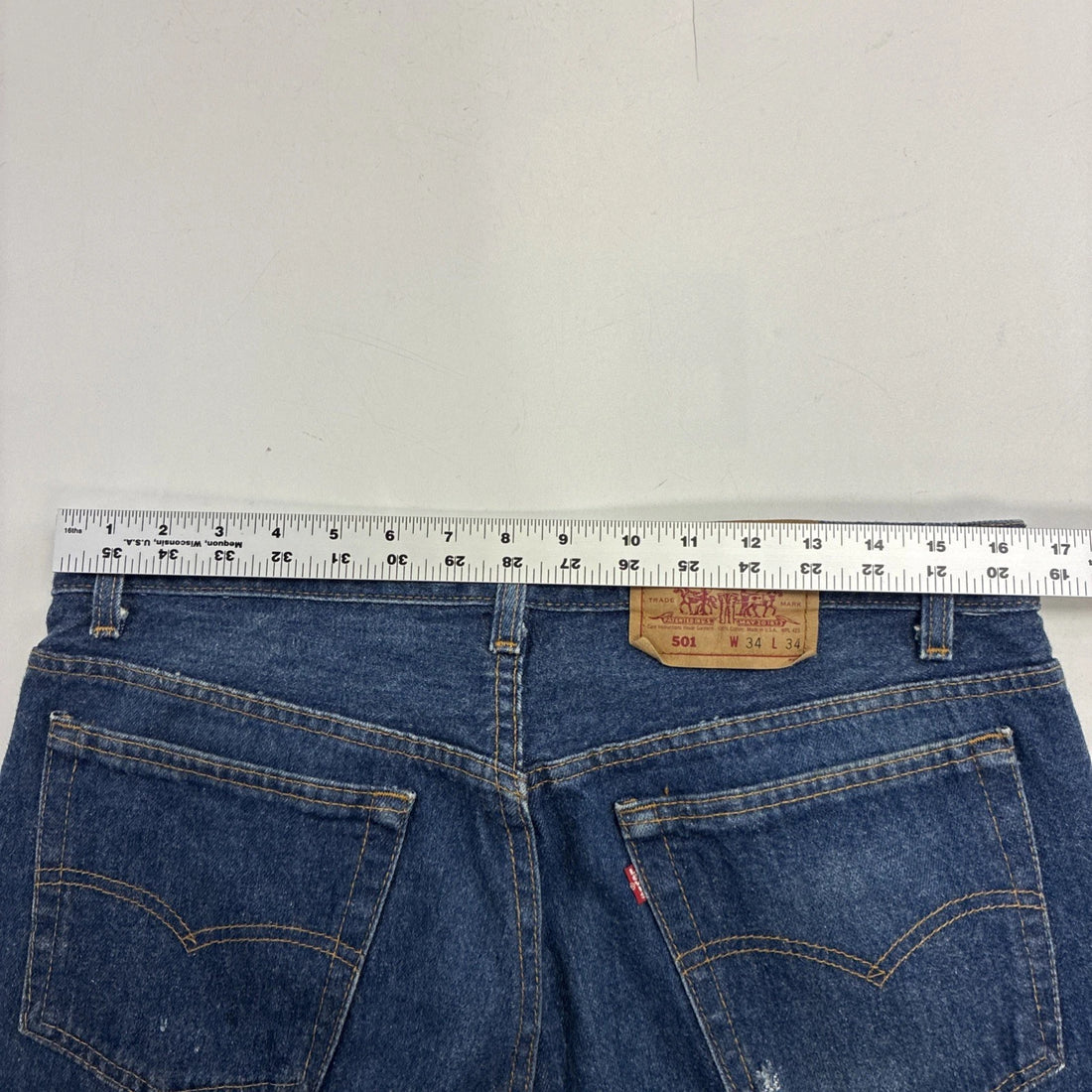 Vintage Levi Strauss & Co 501 Denim Jeans Pants 34 X 34 501-0115