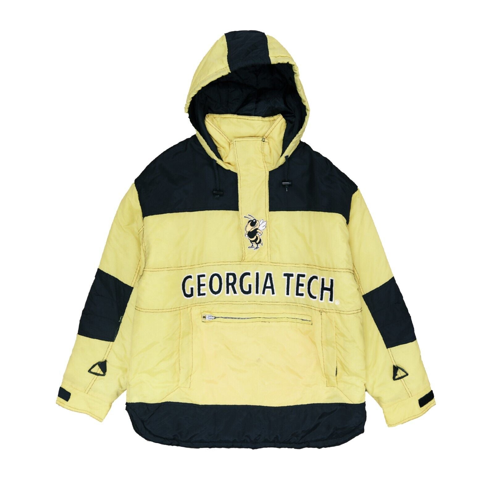 Vintage Georgia Tech Yellow Jackets Puffer Jacket Size XL Pullover