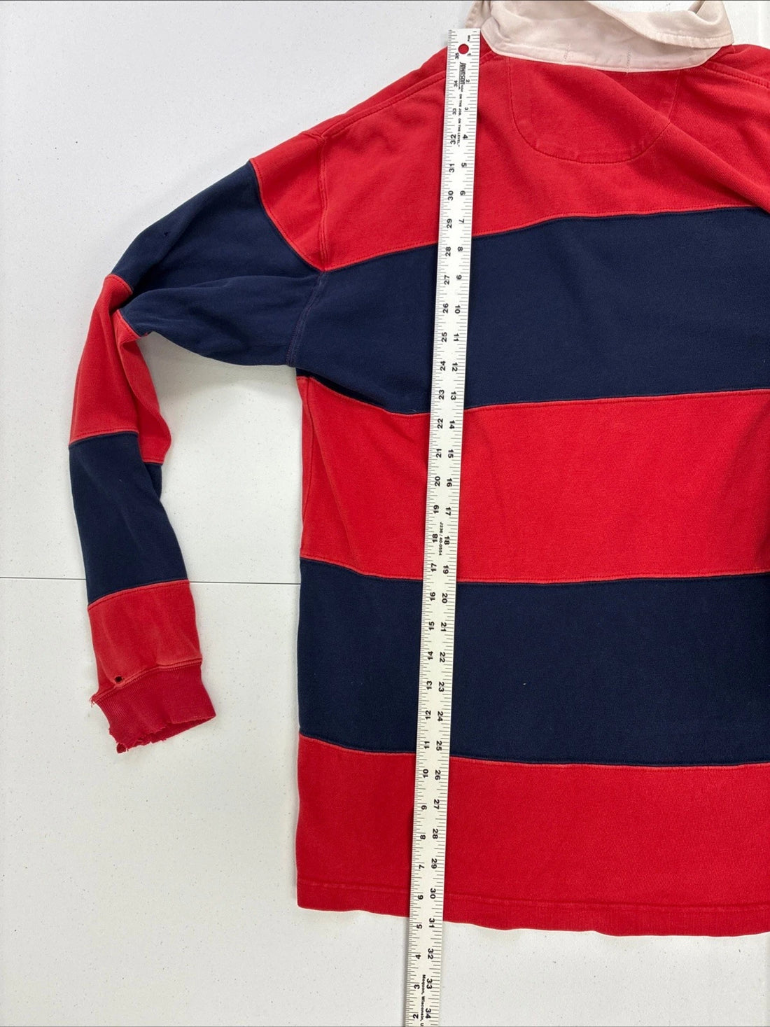 Vintage Polo Ralph Lauren Rugby Shirt Size XL Striped Long Sleeve