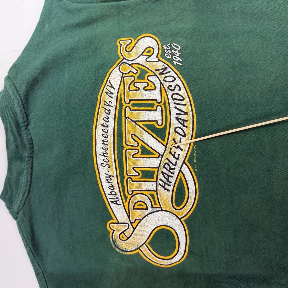 Vintage Harley Davidson Owners Group T-Shirt Size Medium Green