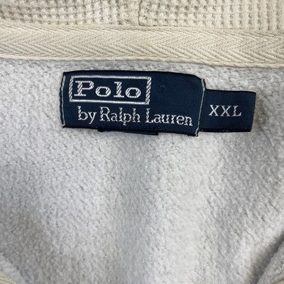 Vintage Polo Ralph Lauren Full Zip Sweatshirt Hoodie Size 2XL Gray