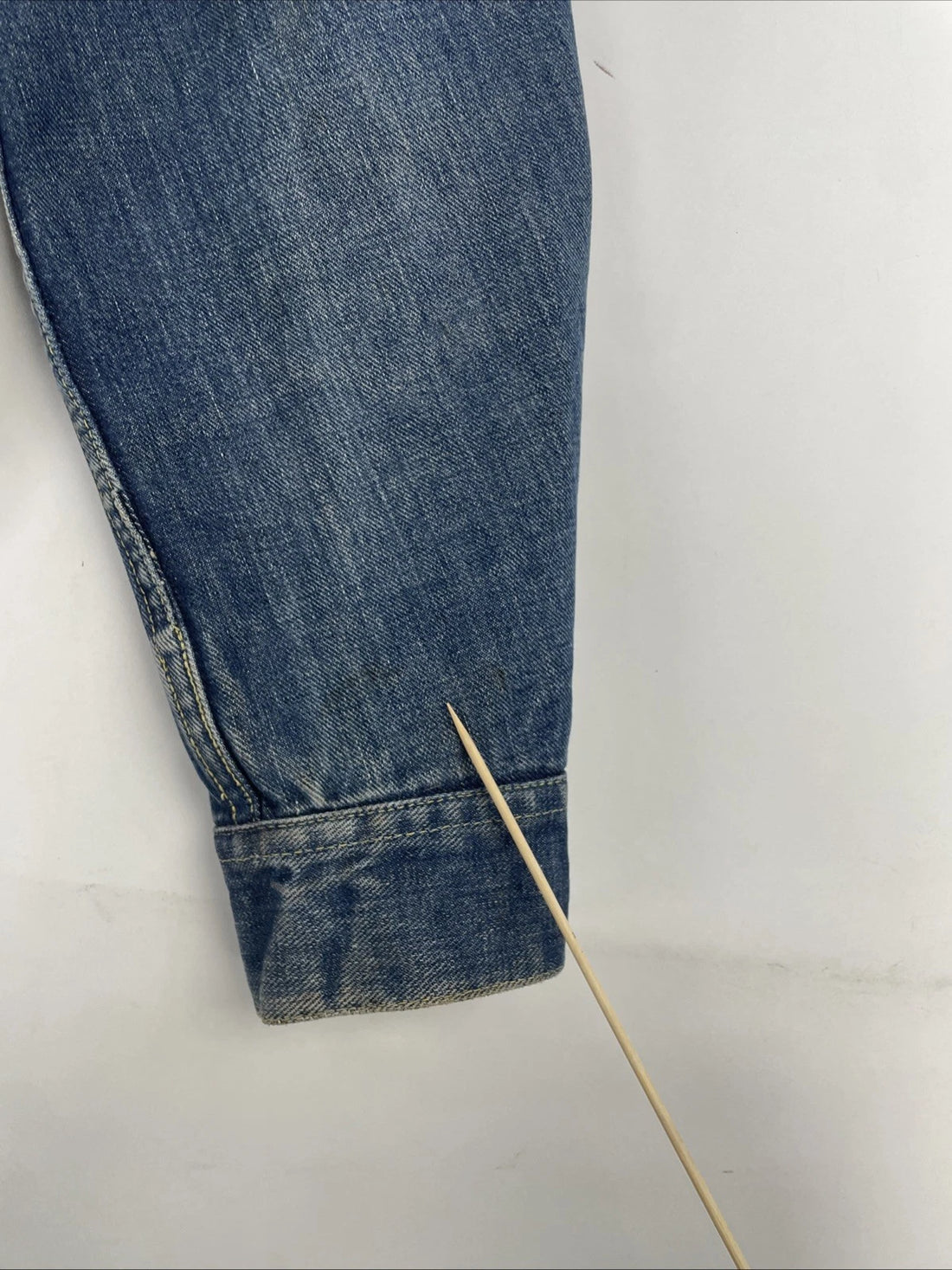 Vintage Lee Sanforized Denim Jacket Small PATD-153438 Montreal Canada Patch 70s