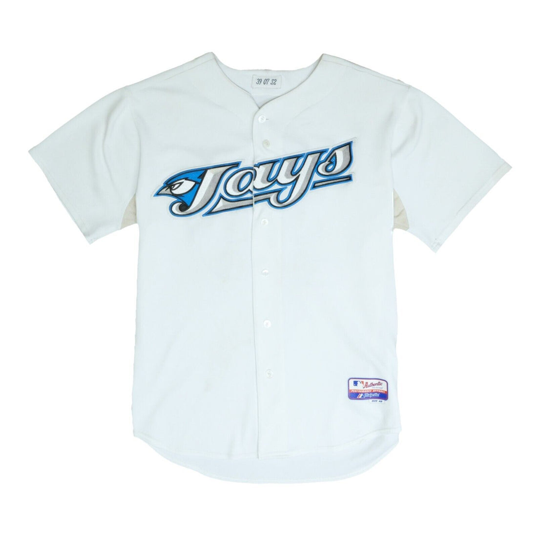 Toronto Blue Jays Gustavo Chacin Authentic Game Worn Jersey Size 48 2007 MLB