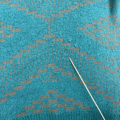 Vintage Tosani Western Aztec Crewneck Sweater Size Medium Teal