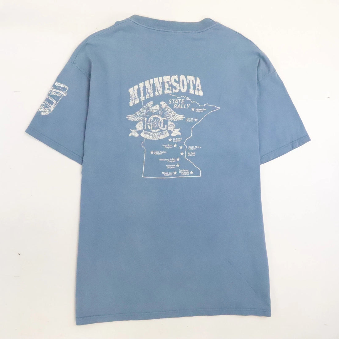 Vintage Harley Davidson Motorcycles Minnesota State Rally Eagle T-Shirt XL 90s
