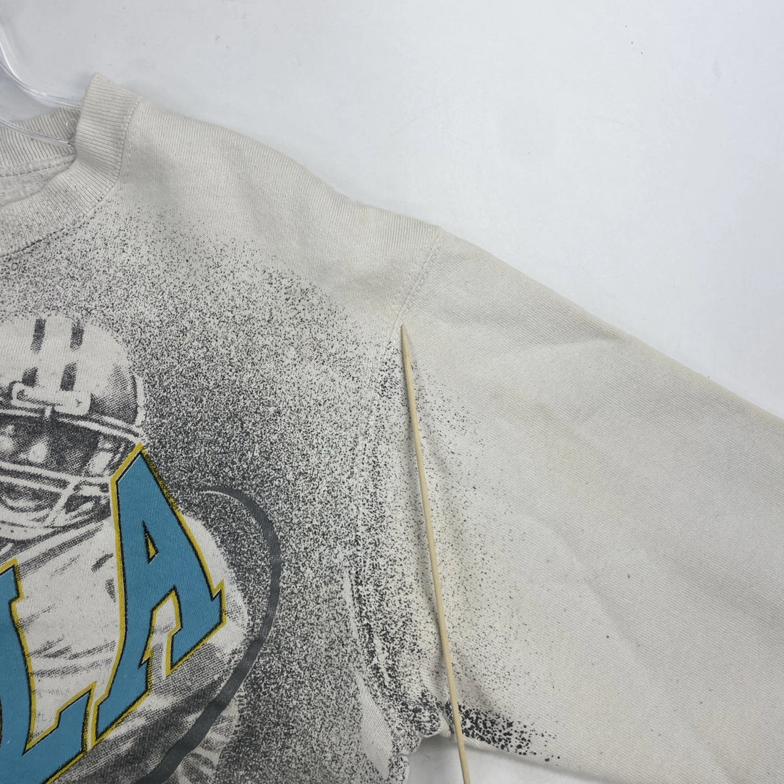 Vintage UCLA Bruins Football Crewneck Sweatshirt Medium All Over Print 90s NCAA