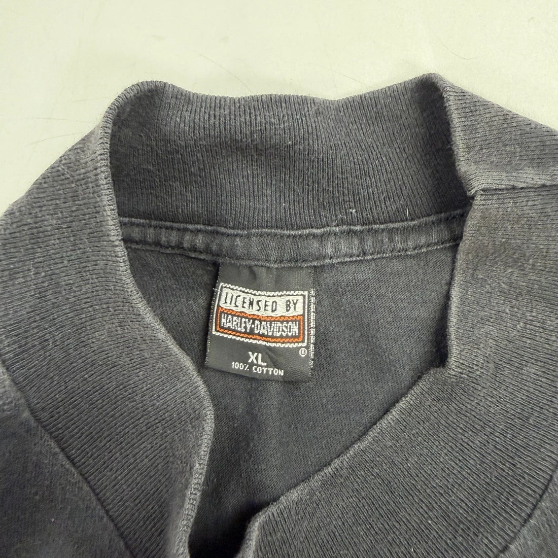 Vintage Harley Davidson City Heat Long Sleeve Pocket T-Shirt Size XL 90s