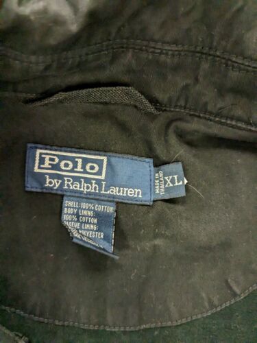 Vintage Polo Ralph Lauren Coat Jacket Size XL Black