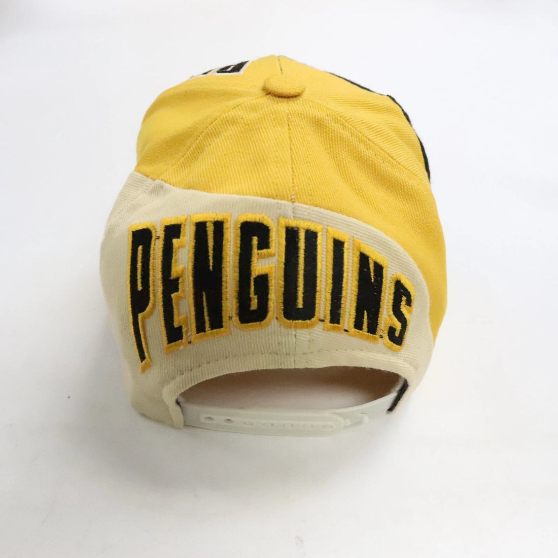 Vintage Pittsburgh Penguins Blockhead Snapback Hat OSFA NHL