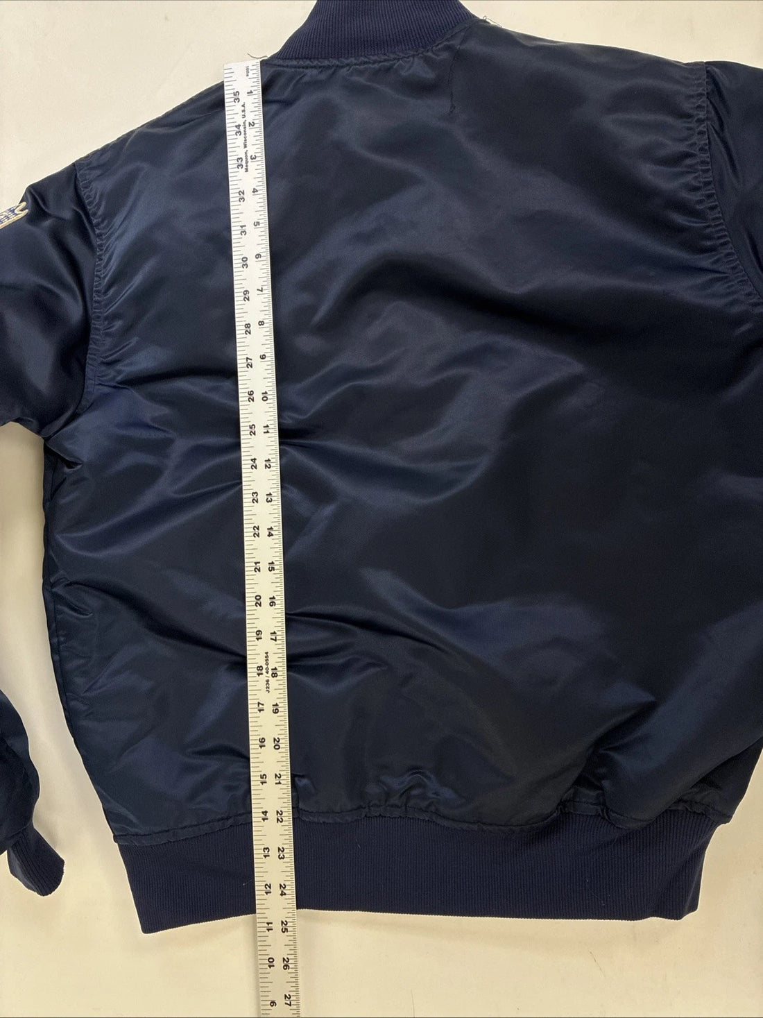 Vintage Chicago Bears Starter Satin Bomber Jacket Size Medium NFL