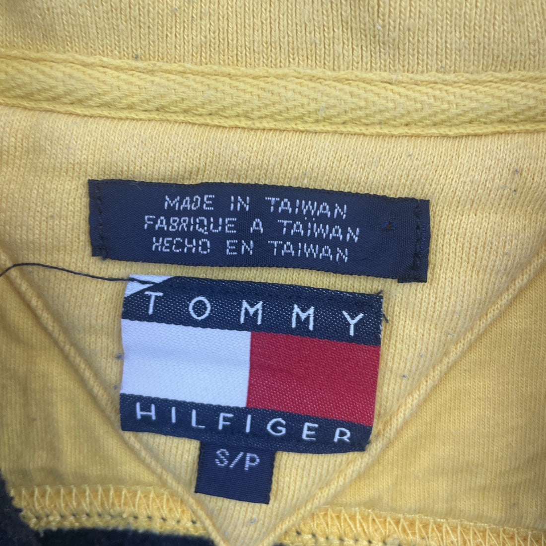 Vintage Tommy Hilfiger 1/4 Zip Sweatshirt Size Small