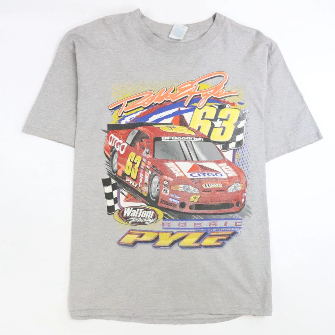 Vintage Robbie Pyle Racing T-Shirt Size XL Double Sided