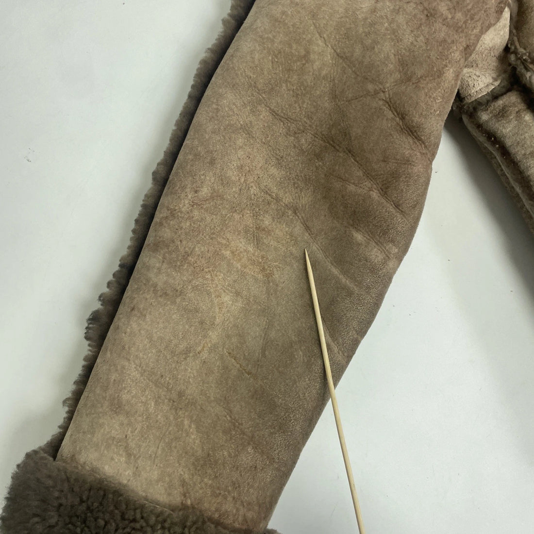 Ardney Suede Lamb Shearling Jacket Size 40