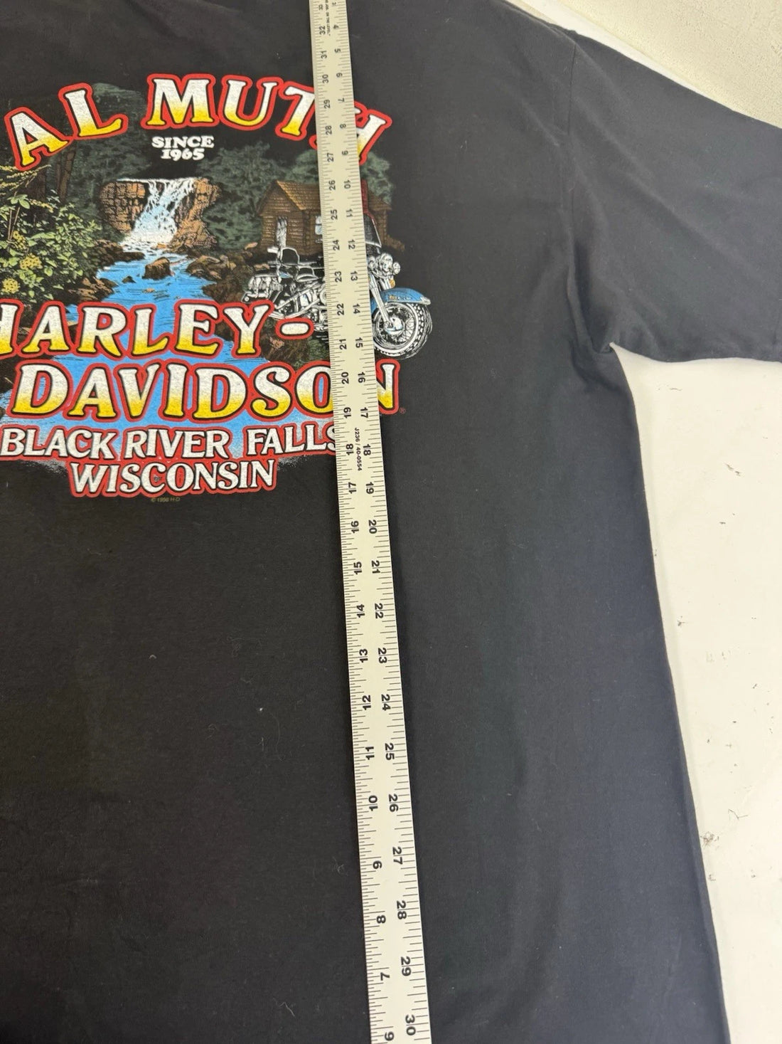 Vintage Harley Davidson Motorcycles It Ain't Over Til Fat Boy Sings T-Shirt XL