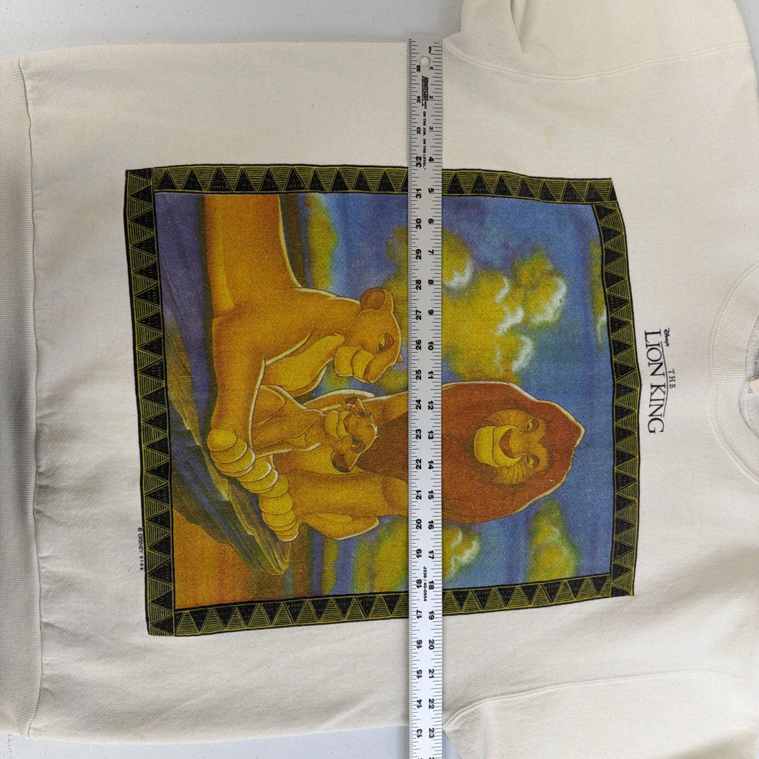 Vintage The Lion King Disney Crewneck Sweatshirt Size XL