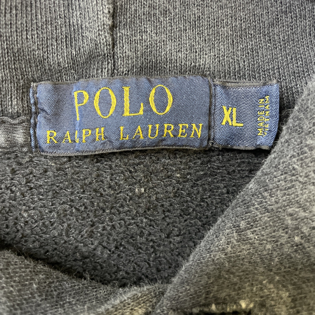 Polo Ralph Lauren USA Sweatshirt Hoodie Size XL Black